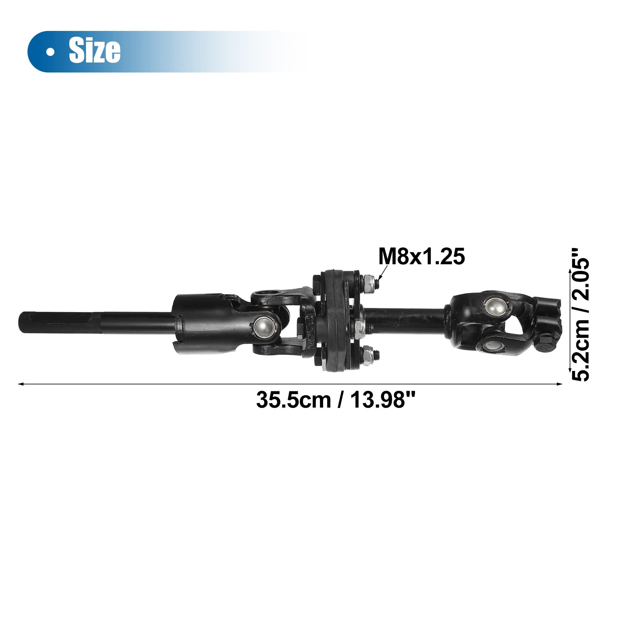 X AUTOHAUX Lenkung Welle Mittlere Lenksäule 48220-65D60 für Chevy