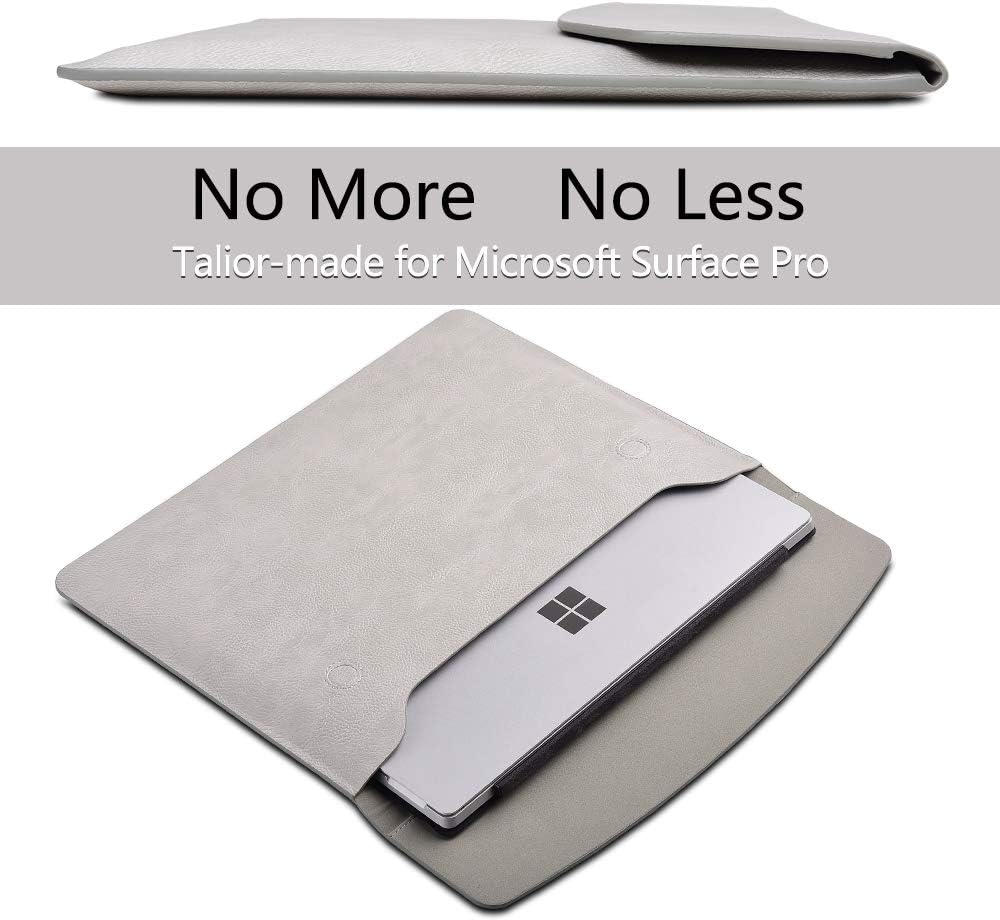 Black Friday - 80% OFF xisiciao, Surface Pro 8/Pro 7/Pro 6/5/4/Pro X Sleeve case, for Microsoft 12.3-13 Inch Tablet Waterproof Ultrathin Carrying Cover with Small Bag(Palladium)