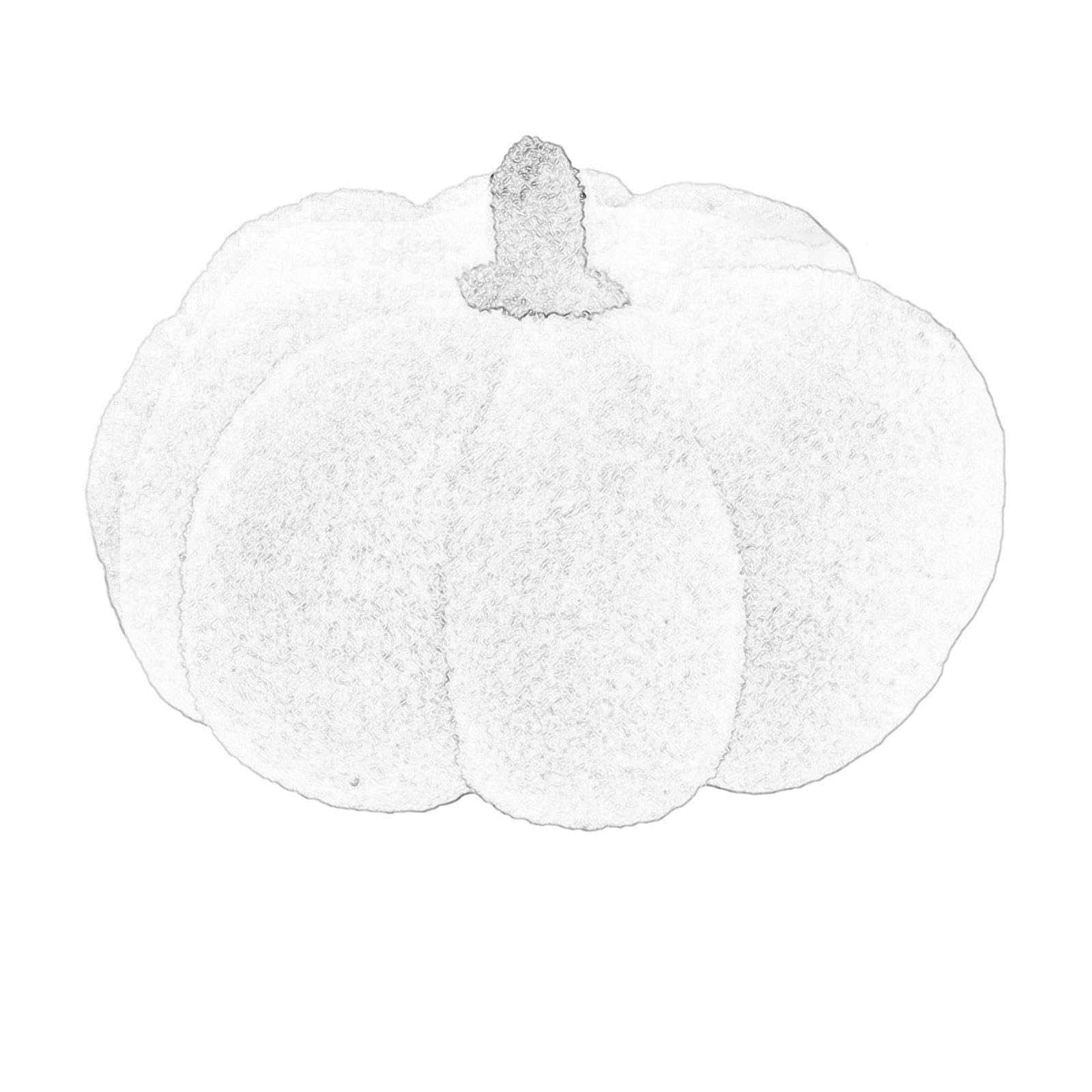 Pumpkin Pillows Plush Sofa Cushion for Bedroom Decor Dessert Plate Coffee Table Tray with Handle Jewelry Storage for Dining Room Housewarming Party