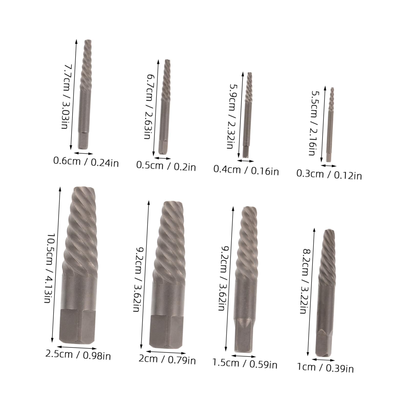 OSALADI 1 Set Water Screw Remover Tool Stripped Screw Extractor Kit for Diy and Professionals