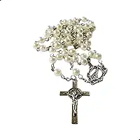 Terço Colar Nossa Senhora Aparecida Hematita 6mm
