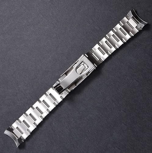 Skm For Tudor Watch Band 316L Series Solid Stainless Steel Strap Male 20 22Mm Bracelet Waterproof Watch Accessories Rivet Drawing (Color : Silver, Size : 22Mm) #TOP3