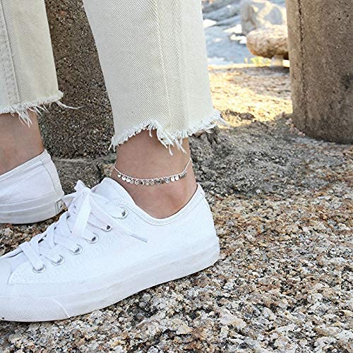 Fußkettchen Fußkettchen, Sterlingsilber Fußkettchen Damen Kettenarmband Fußkettchen Hoher Schmuck