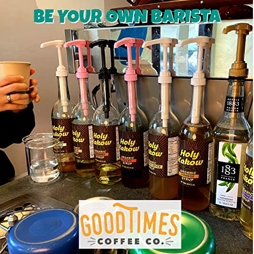 image for Good Times Coffee Co. Gold Coffee Syrup Pump for 750ml Bottles (Pack o