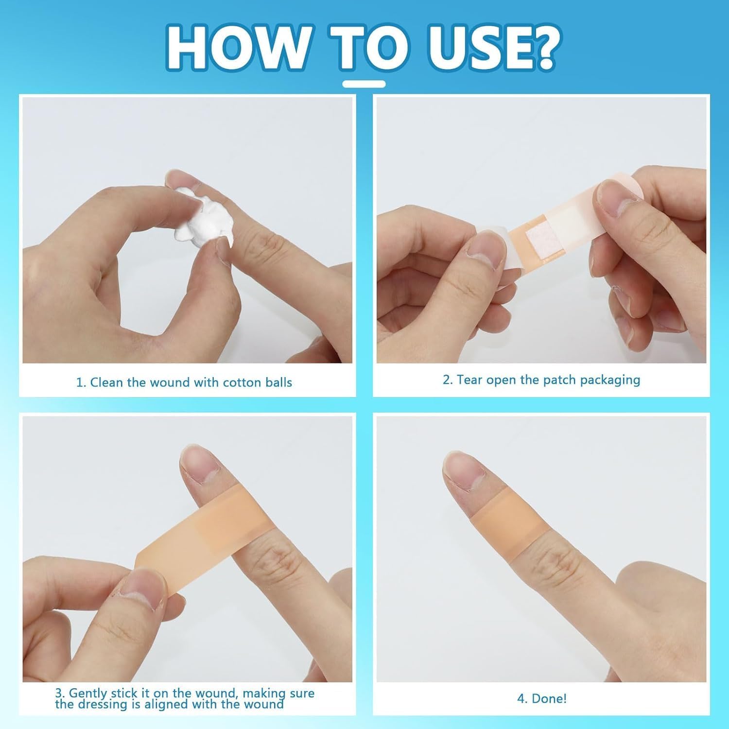 3000 Pcs Adhesive Bandages Bulk 1" x 3" Waterproof Adhesive Breathable Bandages for Sensitive Skin School Nurses Businesses Travel First Aid Kits Homeless Care Supplies Donations