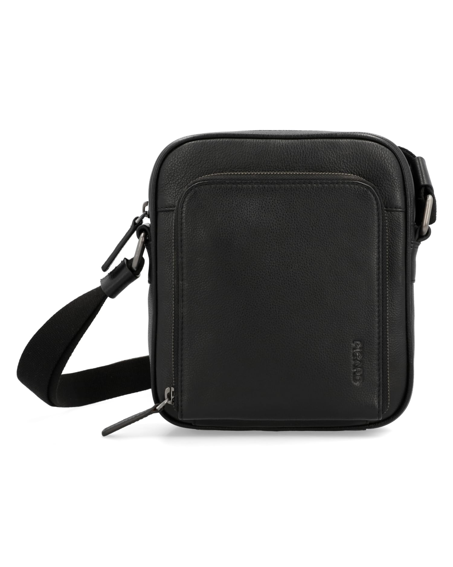 Picard Umhängetasche Herren Paolo | Herren Tasche klein aus Echtleder | mit verstellbaren Schultergurt, Reißverschluss, Sicherheitsfach & Handyfach | Hochwertige Brusttasche Herren klein