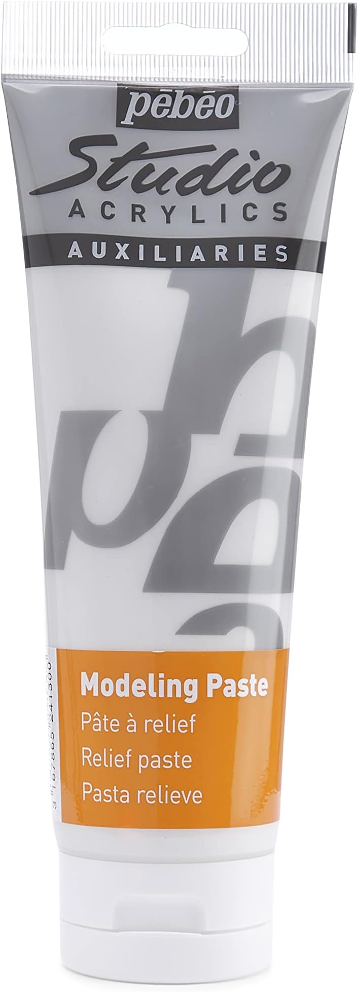 Pébéo - Modelling Paste Studio Acrylics High Density Acrylics - Modelling Paste Pébéo Acrylic Paste - Paste for Texture and Thickness - White Acrylic Auxiliary 250 ml