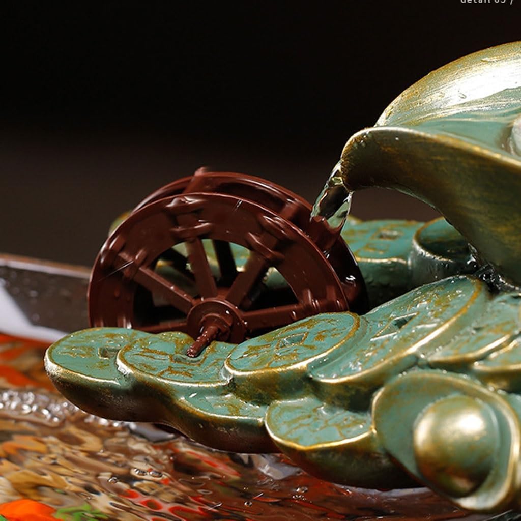 Tabletop Fountains Chinese Style Water Fountain Fish Tank Ornaments Living Room Desk Decoration Circulating Water Study Desktop Fountain Indoor Tabletop Water Fountain