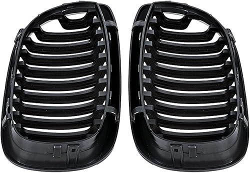 Miniatura 4 de Compatible con 2 puertas LCI Facelift serie Coupe Cabriolet 2003, 2004, 2005, 2006, E46, 2 puertas, 2 unidades, parrilla frontal brillante negra