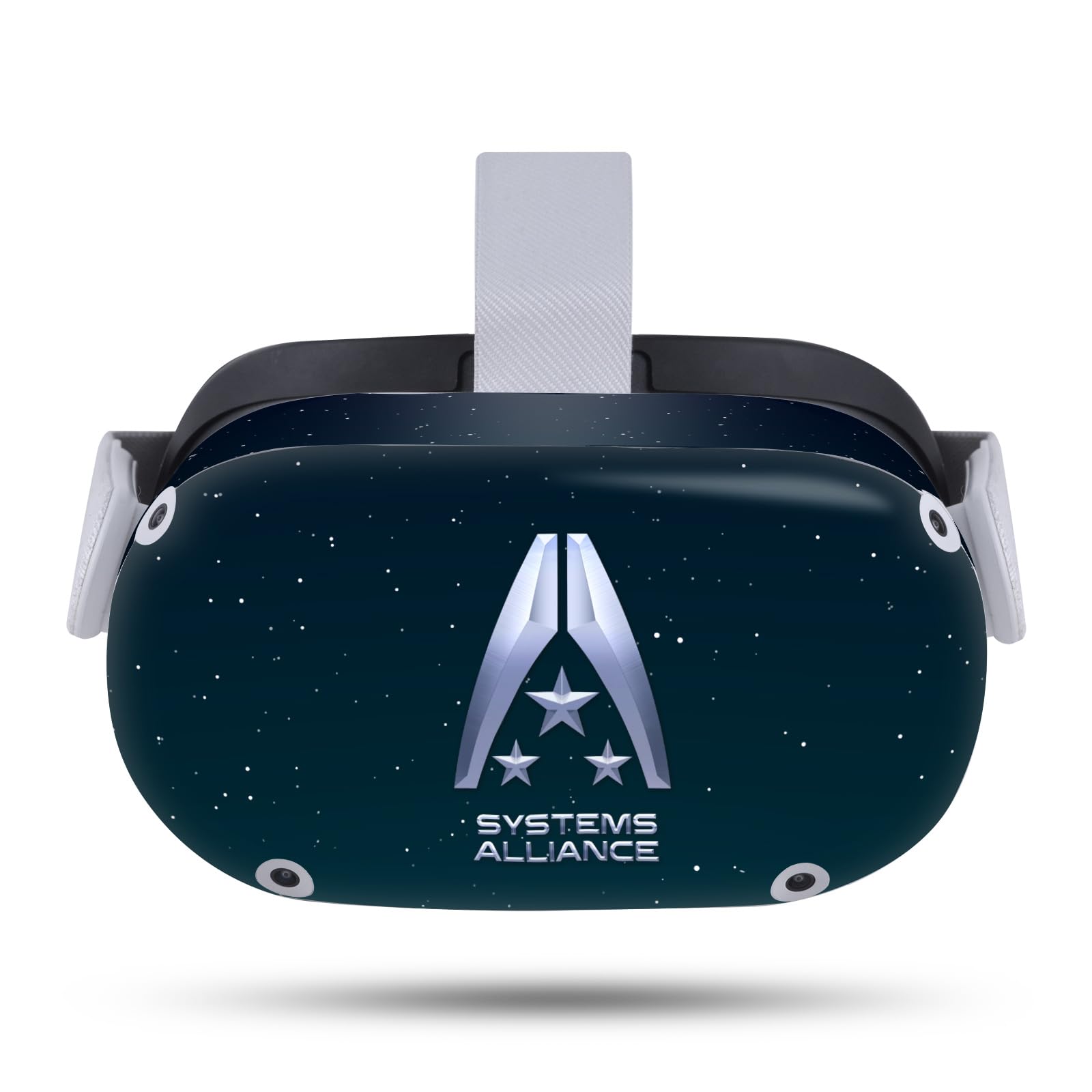 Head Case Designs Officially Licensed EA Bioware Mass Effect Systems Alliance Logo Graphics Vinyl Sticker Skin Decal Cover Compatible with Meta Quest 2