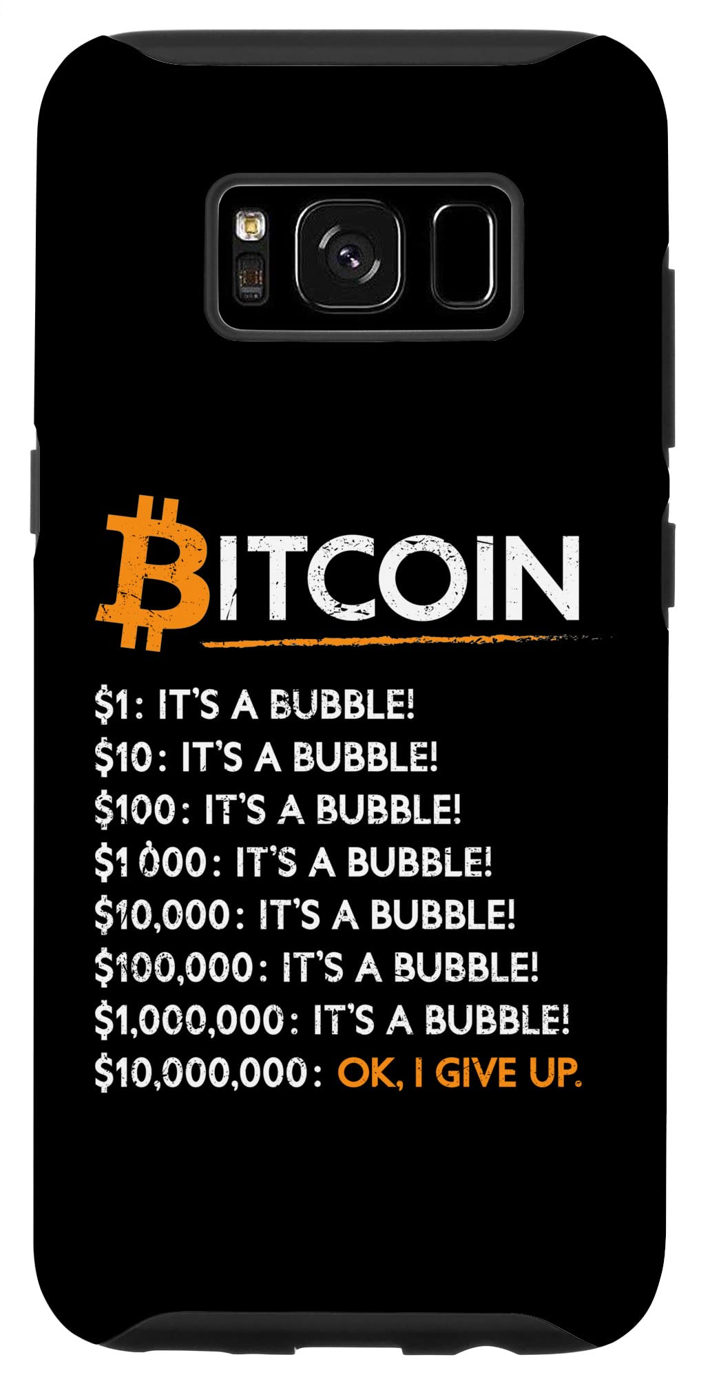 Amazon.co.jp: Galaxy S8 ビットコインクリプトバブルビットコインイッツアバブル スマホケース : 家電＆カメラ