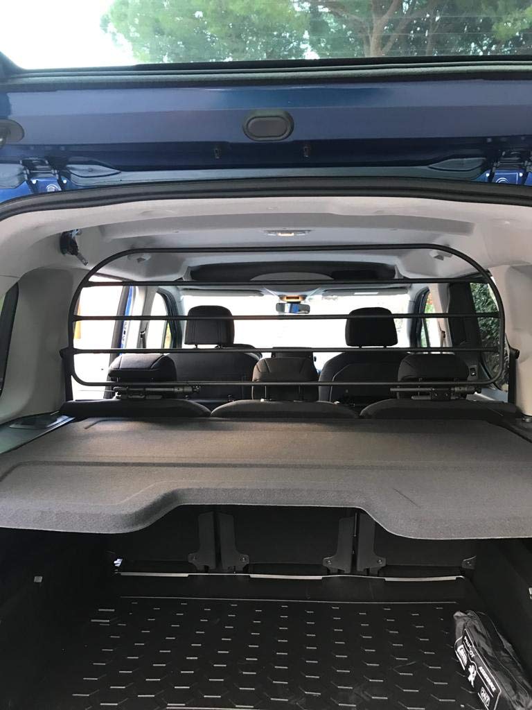 ERGOTECH Rejilla Separador protección para Peugeot Rifter, RDA65HBG-XXL kpg029, para Perros y Maletas. Segura, Confortable para tu Perro, Garantizada!