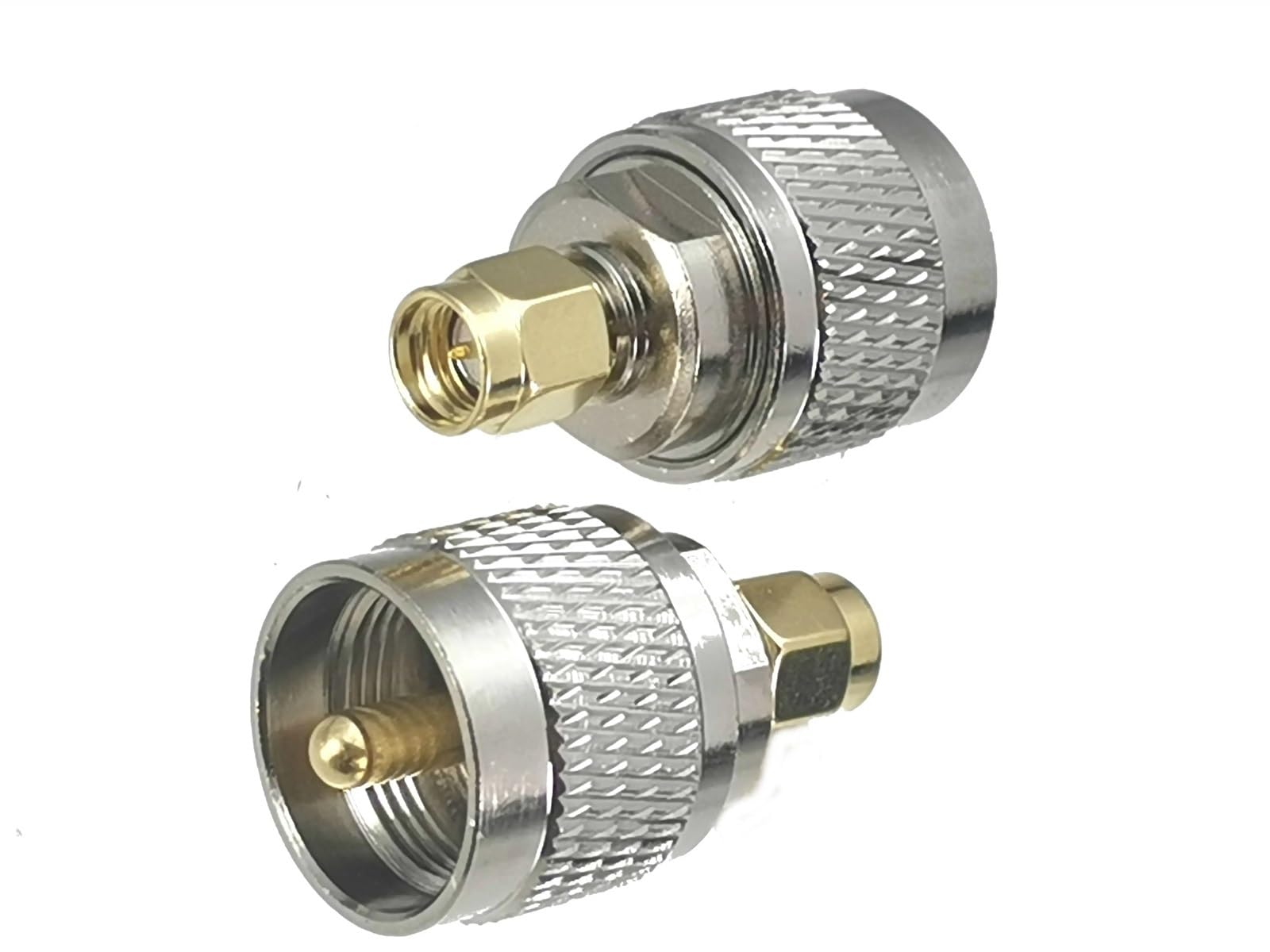 Adaptador SMA macho a UHF PL259 de baja pérdida, conector coaxial estable, kit de 10 piezas