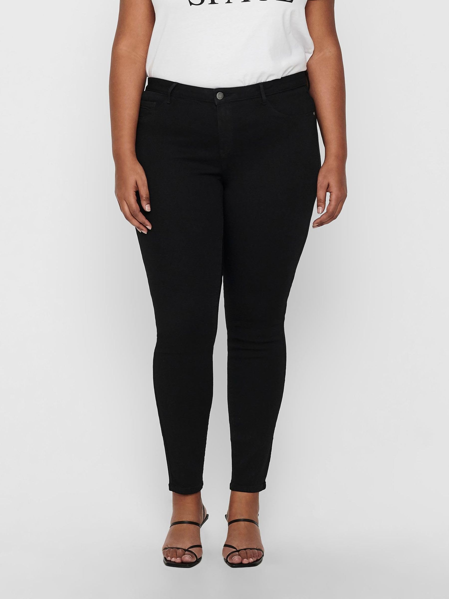 Only Carmakoma Carthunder Push Up Reg Skinny Jeans Noos - Vaqueros Mujer
