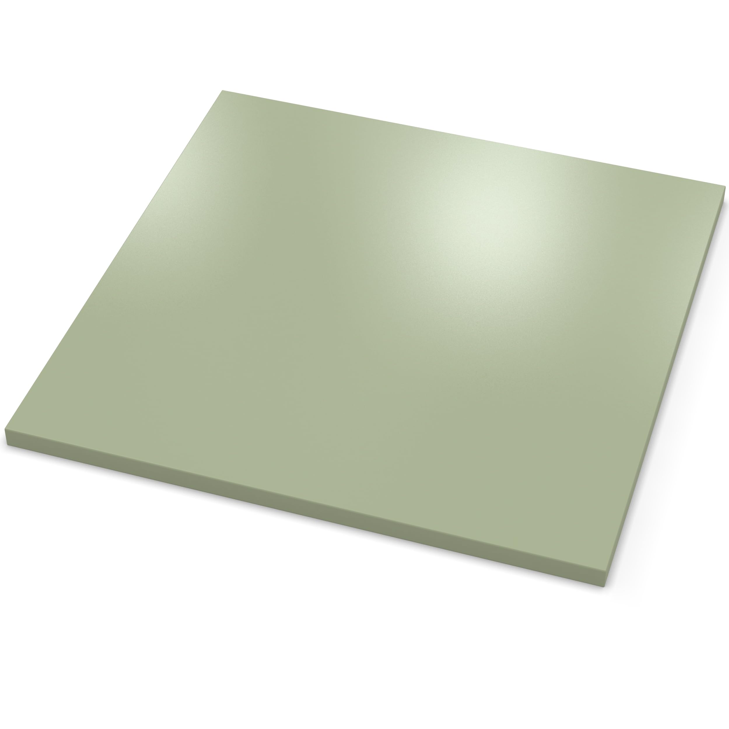 AUPROTEC Plateau de table 19 mm Vert avocat 700 mm x 600 mm Plaque en bois mélaminé aggloméré avec bord ABS de 2 mm Choix : 70 x 60 cm