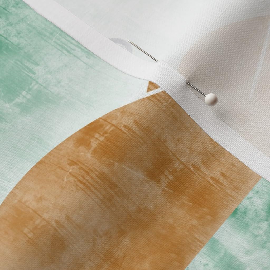 Spoonflower Fabric - Motocross Dirt Bike Green Trendy Grunge Motorcycle Printed on Petal Signature Cotton Fabric by The Yard - Sewing Quilting Apparel Crafts Decor
