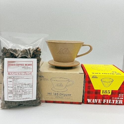 Kalita MI185 �R�[�q�[�� �y�[�p�[�R�_�Z�b�g �J���^ ���Z�� × �E�F�[�u�h���b�p�[ ���� 2~4�t�p ��p���V KWF-185 50P ((�T���h�u���E��), ��)