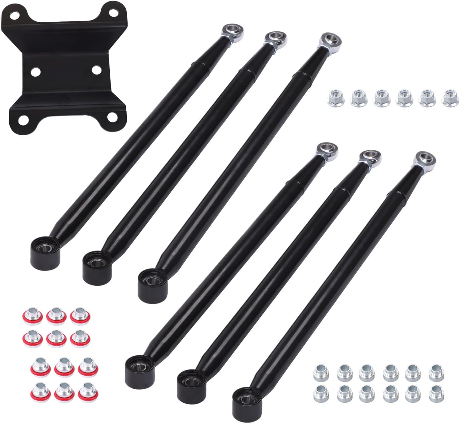 Heavy Duty Boxed Rear Radius Arms Rods Replacement for Can-Am Maverick X3 72 inches Body