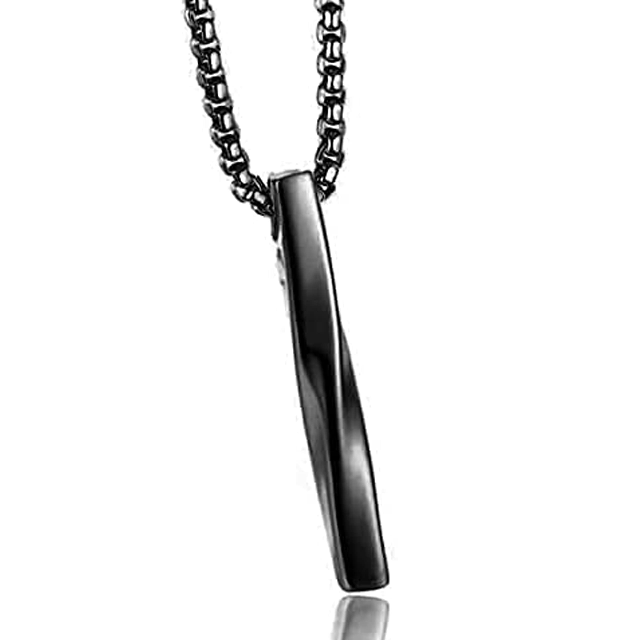 See full amazon price history chart for Fashion Frill Elegant Black Chain For Men Stainless Steel Curb Bar Pendant Necklace Silver Plated Black Chain For Men Boys Mens Jewellery Anniversary Gift For Husband Boyfriend Fashion Frill Elegant Black Chain For Men Stainless Steel Curb Bar Pendant Necklace Silver Plated Black Chain For Men Boys Mens Jewellery Anniversary Gift For Husband Boyfriend (B0BXDFT2KP) Amazon Price History, Amazon Price Tracker