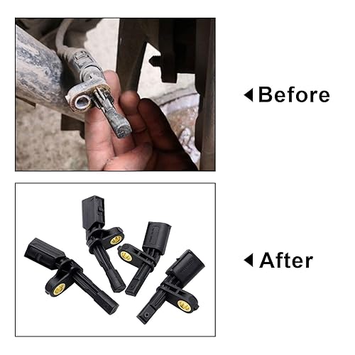 Miniatura 4 de SecosAutoparts Sensor de velocidad de rueda ABS delantera y trasera para VW Golf Beetle CC Jetta Passat Bora Fit para Audi TT Fit para Seat Leon