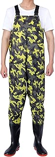 UFROGE Breathable Chest Wader for Men, Stocking Foot Breathable Durable and Waterproof Insulated Fishing Chest Waders, for Duck Hunting Fly Fishing Chest Waders
