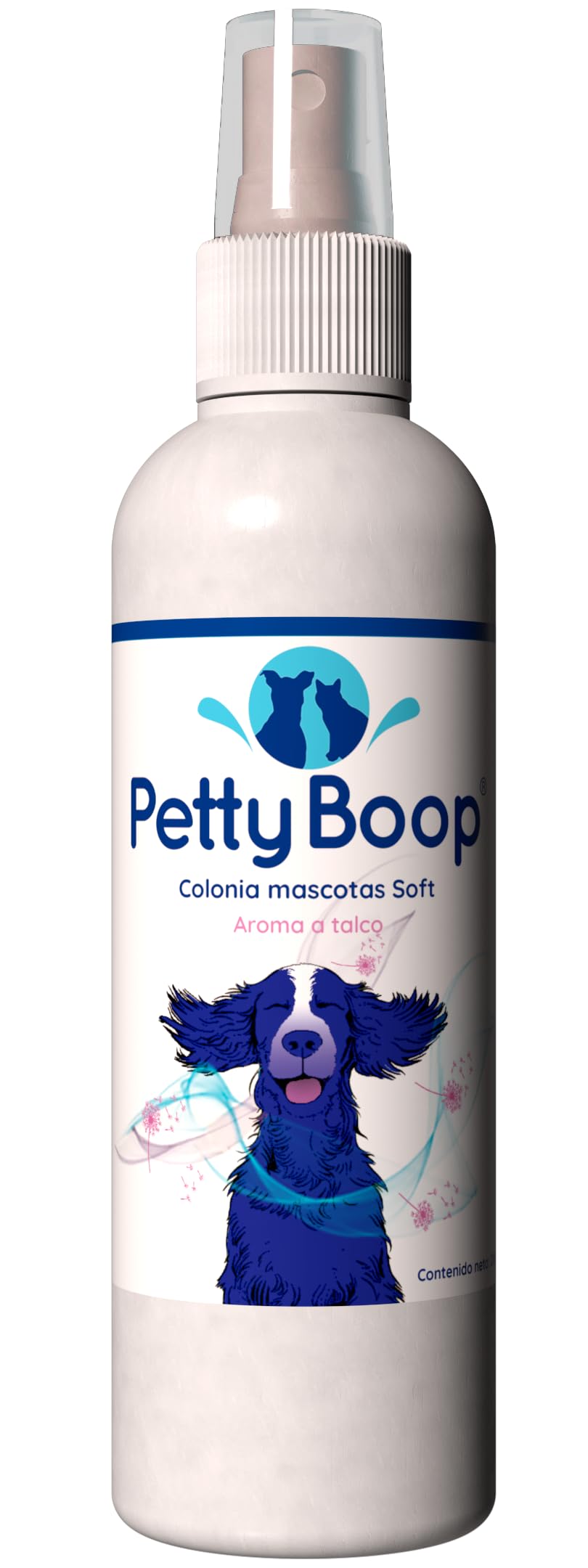 Petty Boop. Colonia Mascotas Soft. | Aroma Talco | Bajo contenido en alcohol | Respetuoso con su delicado olfato | Adecuado pH | Efecto desodorante | No iiritante | CrueltyFree. (12x1L)