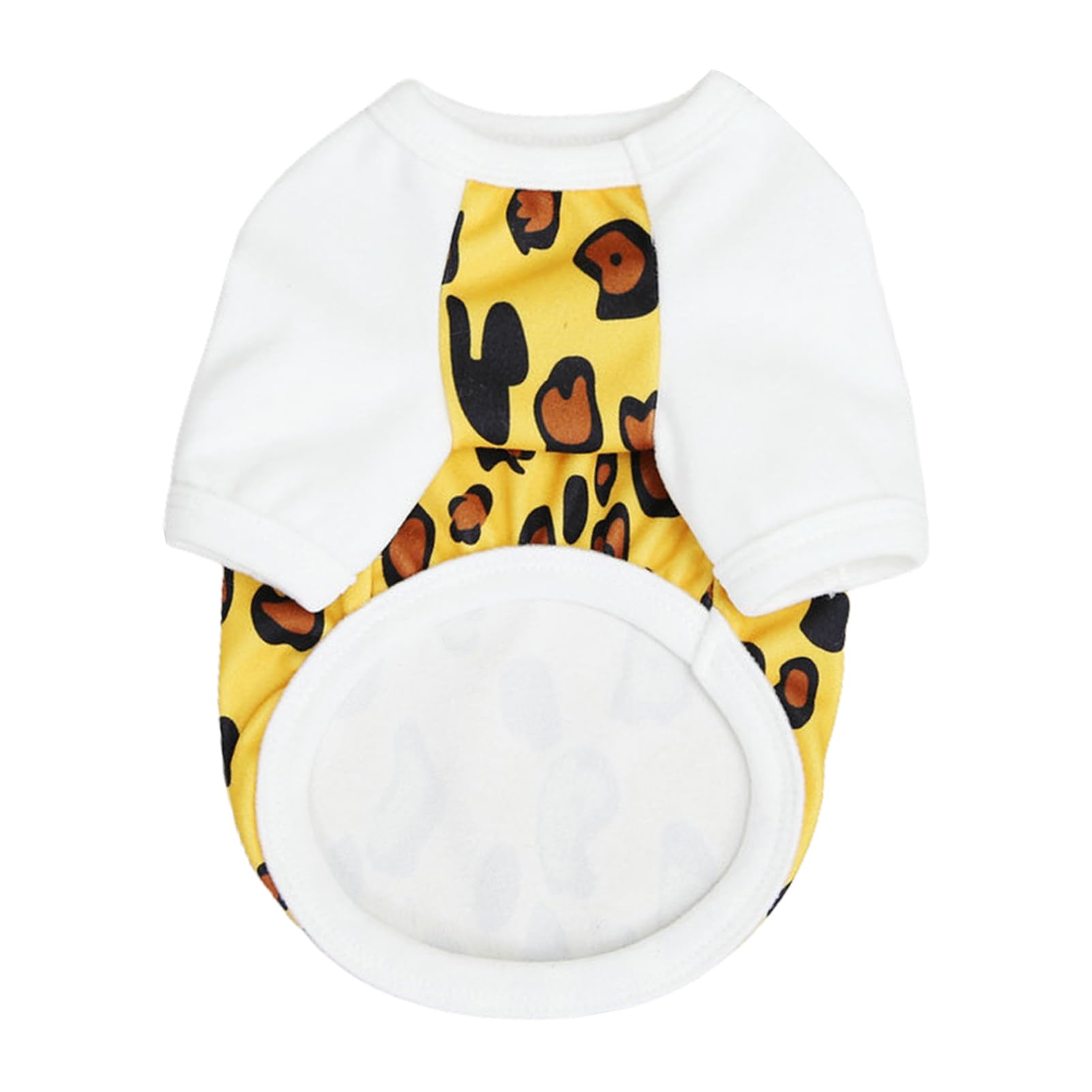 Smbcgdm Ropa para mascotas para perros pequeños y medianos, ropa de color de contraste suave, color blanco, XS