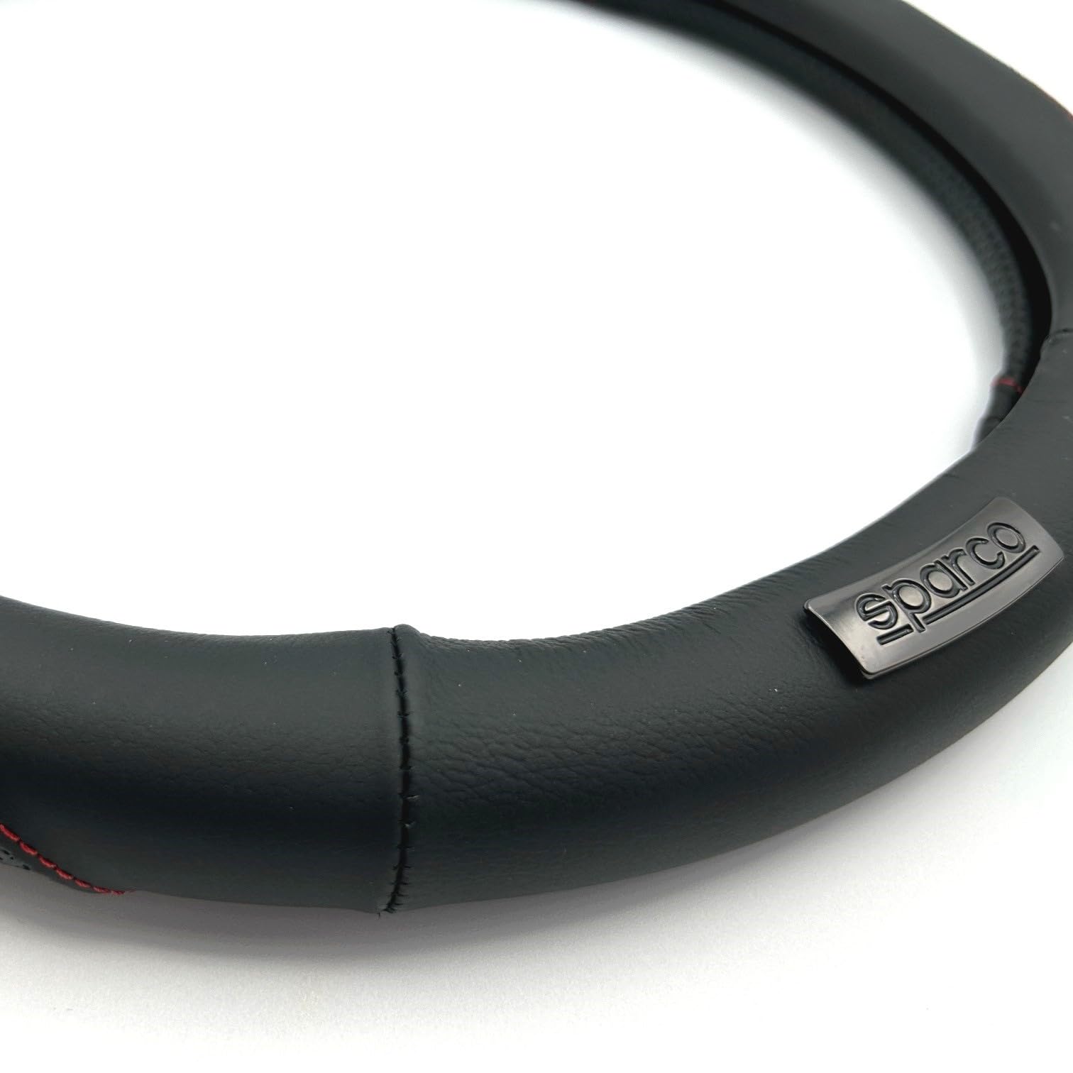 Amazon | SPARCO-CORSA ステアリングカバー リアルレザー S