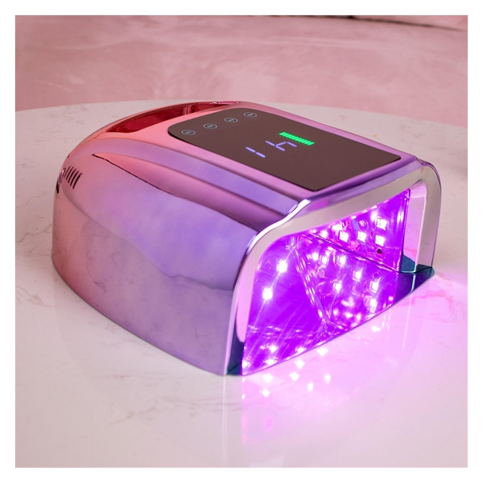 Lampa UV do Paznokci, Lampa LED UV do paznokci Zastosowanie w salonie Gradient Purple Fashion Bezprzewodowa akumulatorowa bezprzewodowa lampa LED UV do paznokci Suszarka do paznokci,Dla domu i salonu