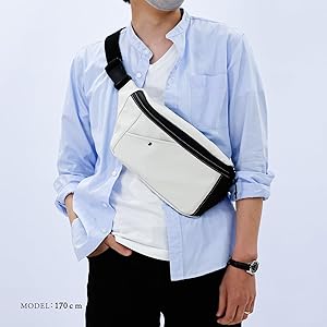 【美品】Sobagni ソバニ　ボディバッグ　ウエストバック　ブラック 楽天市場】【ソバニ公式 ボディバッグLuna】ボディバッグ メンズ