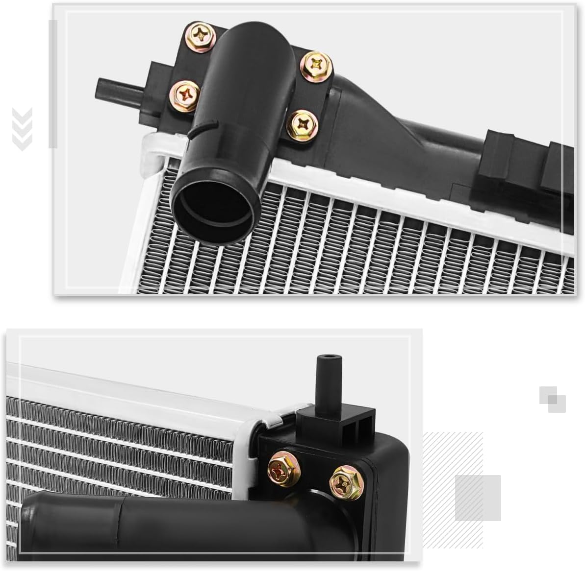 DPI-13661 Factory Style 1-Row Aluminum Core Cooling Radiator Compatible with 15-19 Nissan Juke Sentra