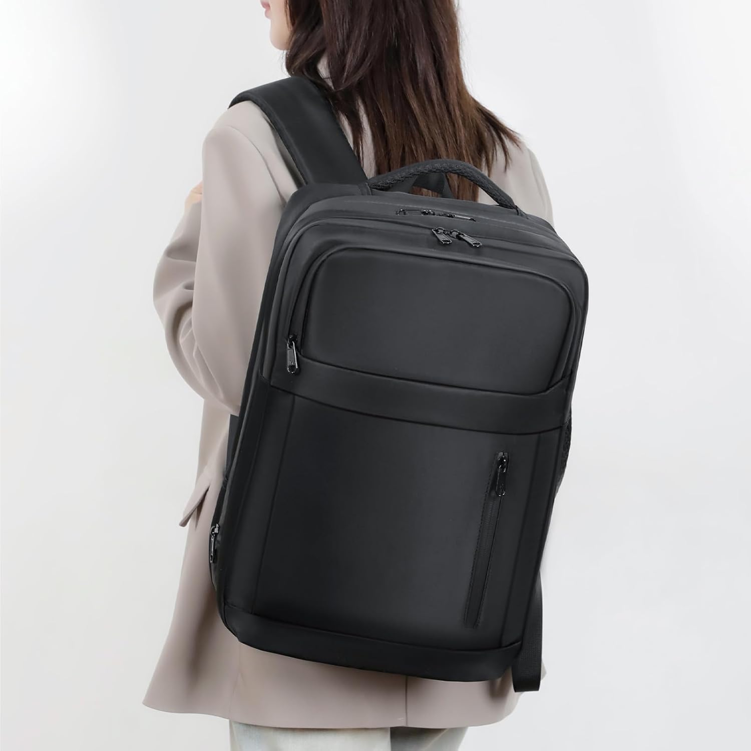 [xuuyuu] 真空バックパック ポンプ付き 拡張可能な圧縮 防水 ノートパソコンや携帯電話のギア収納に最適 通勤者や学生に最適