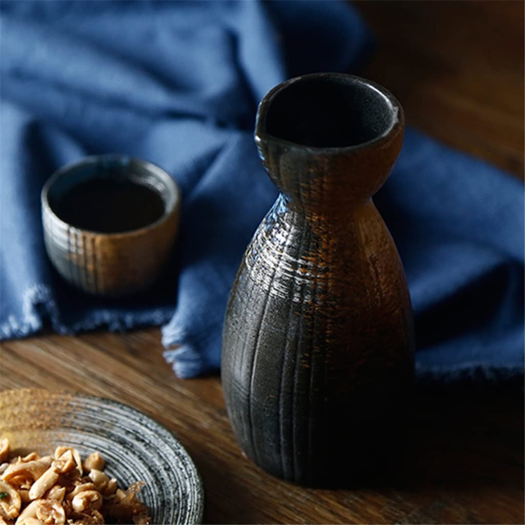 BBAUER 1 Juego de exquisitas Tazas de té de cerámica japonesas, Juego de té Vintage, Juego de Tazas de té y hervidor de cerámica Vintage japonés