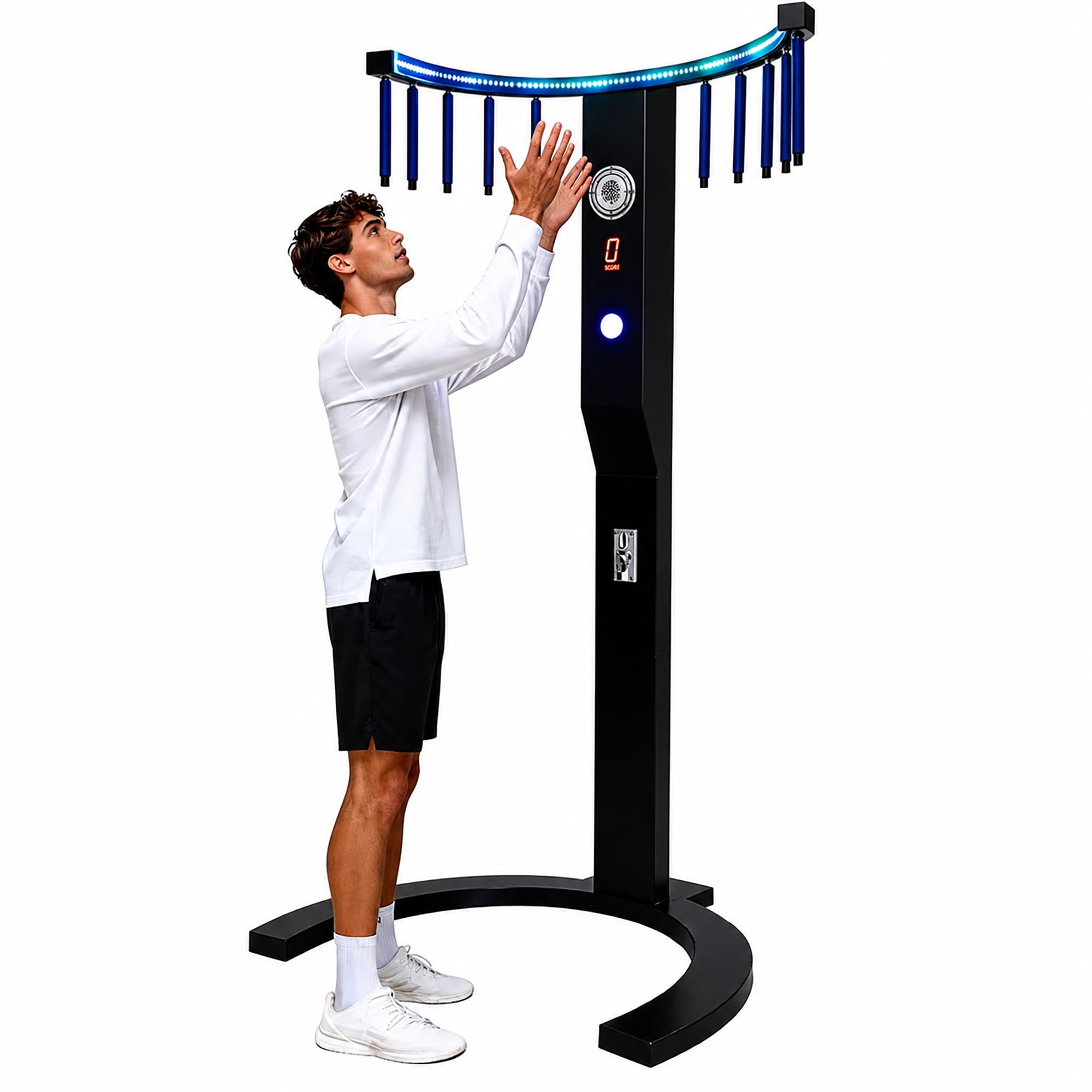 Reaction Stick Training Machine, With Led Score Display, Hand-eye Coordination Catch Game Trainer For Sports Training, Fitness Centers, Arcades And Entertainment Venues