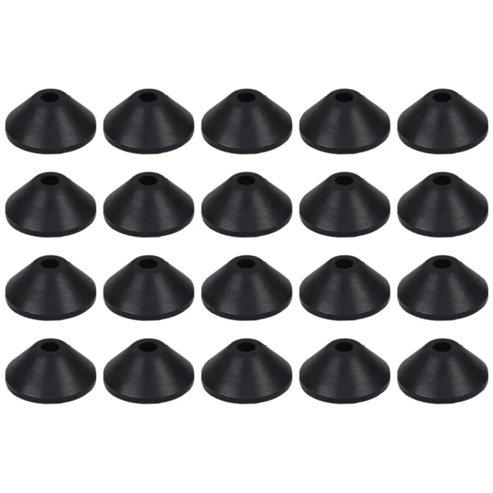 100 szt. Zestaw gumowych uszczelek do śrub zbiornika wody | Stożkowa uszczelka dociskowa do połączeń M6 M8, podkładki tłumiące drgania(M6 sealing ring)
