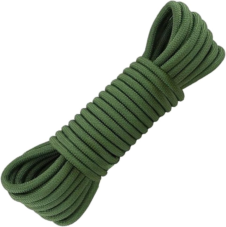 1/2 Inches Thickness 9.8-328 Feet Long All-Purpose Polyester Rope, 6173 LBS Breaking Strength Arborist Rigging Bull Rope for Swing Mooring Clotheslines(L3m/9.8ft)