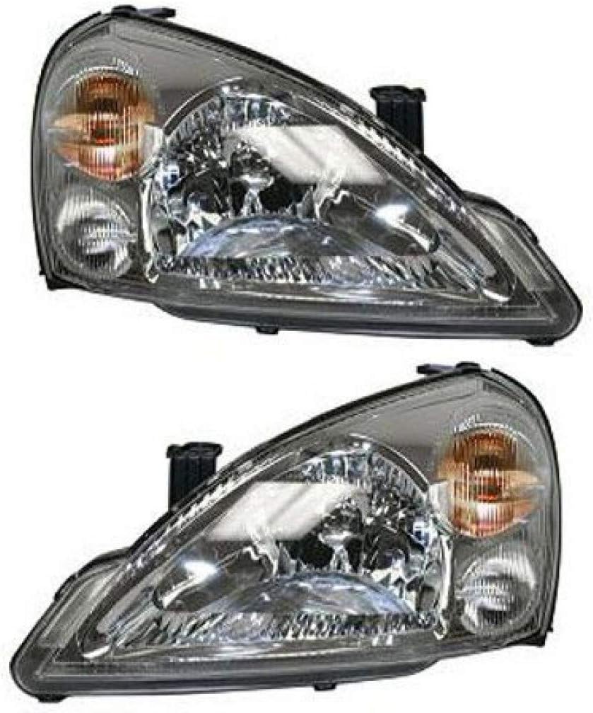 For Suzuki Aerio Headlight Assembly Unit 2002-2007 Pair Driver and Passenger Side | SZ2518101 | SZ2519101 | 35320-54G00 | 35120-54G00