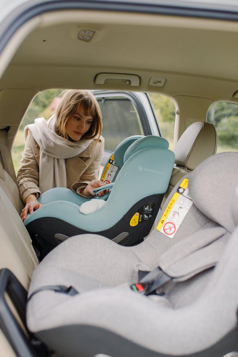 Avionaut AeroFIX Smart Kindersitz – vorwärts & rückwärts, ECE R129, Seitenaufprallschutz, Ruheposition, bis 18,5 kg / 105 cm, AGR-zertifiziert