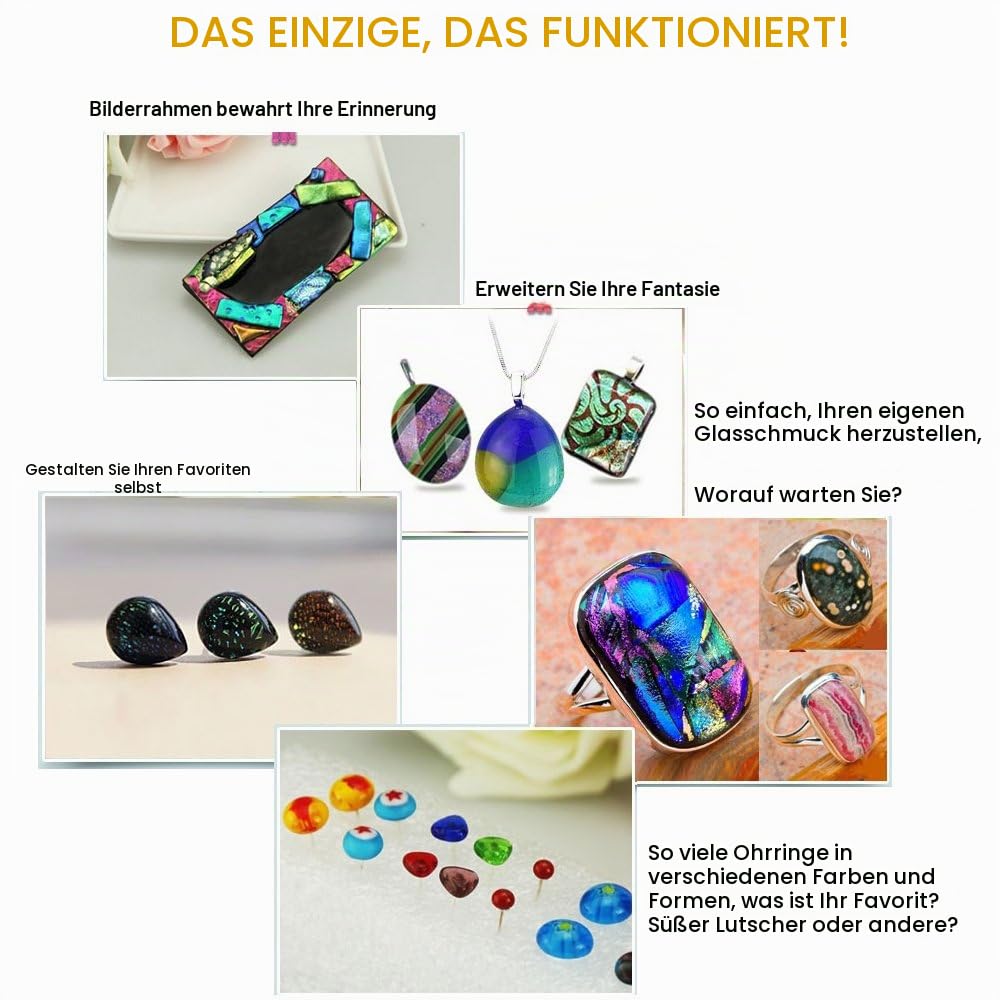 Professionelles großes Mikrowellenofen-Set, 15-teiliges Set zum Schmelzen von Glasofen