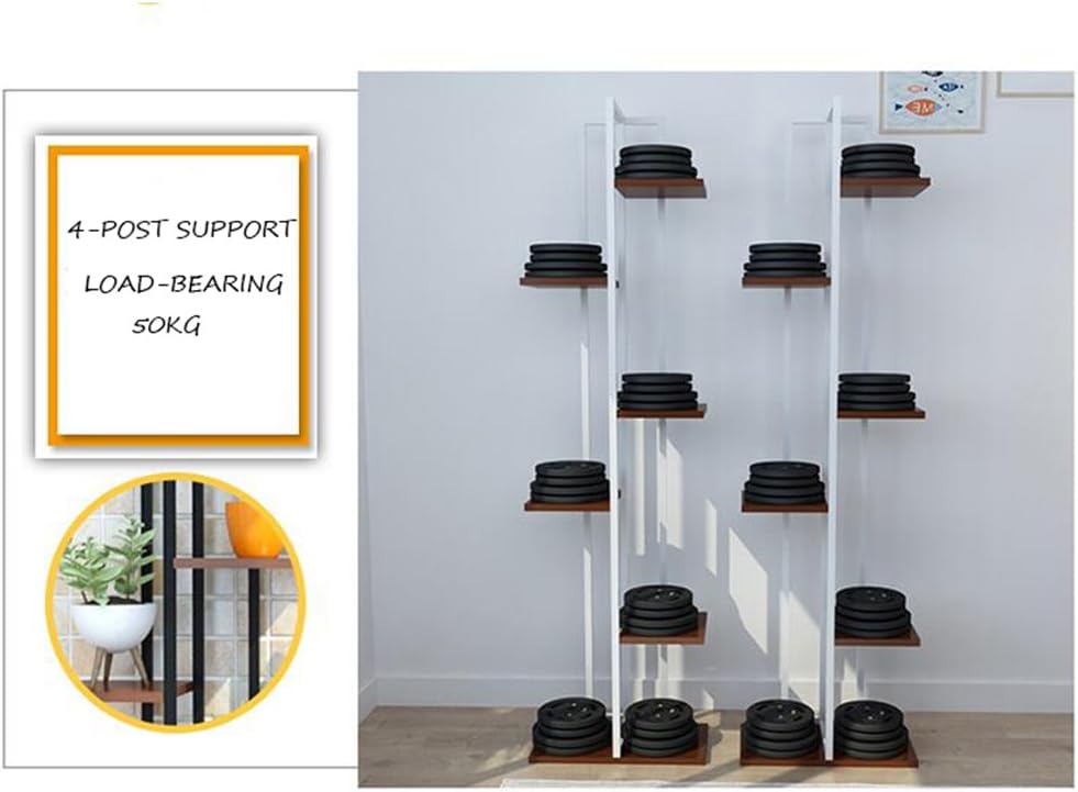 Planter Flower Pot Holder 6-Tier Iron Flower Stand/Flower Racks for Living Room Balcony and Multifunction Indoor/Outdoor Metal White Standing Rack Bonsai Display Stand (Color : #3)