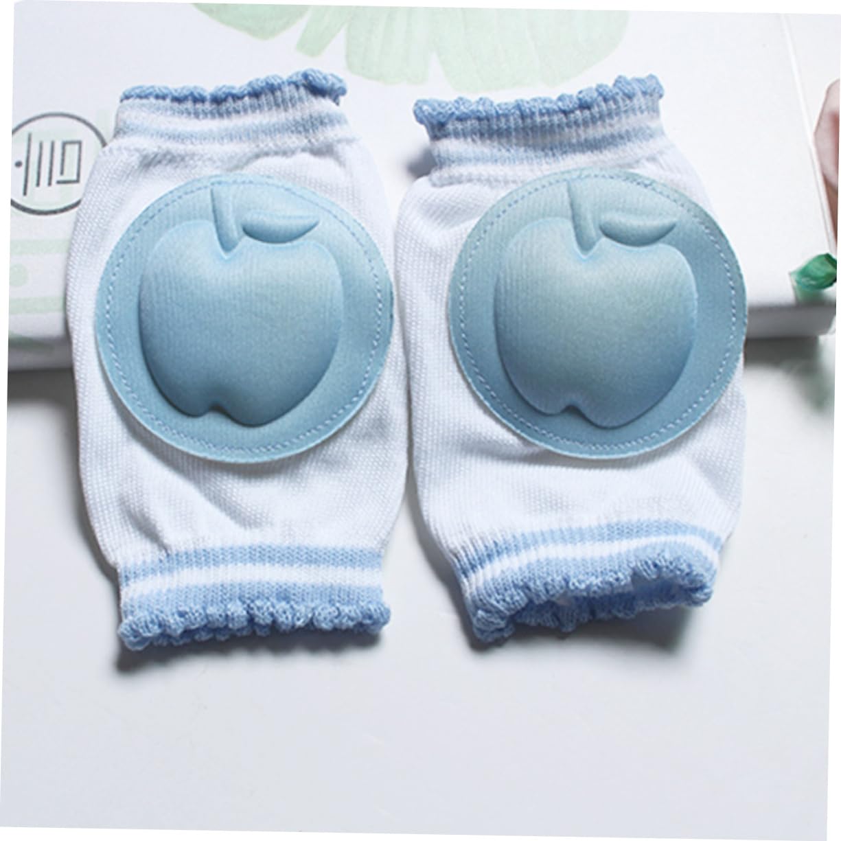 COLLBATH Crawling Safety Kneepads for Infants Toddler Anti-slip Washable Breathable Baby Kneepad Crawling Protector