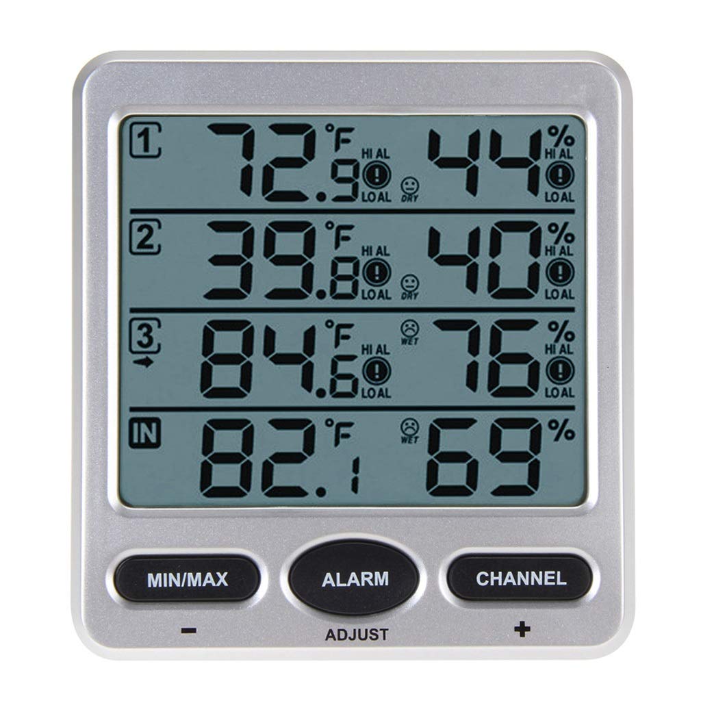 Wireless LCD Digital Thermometer Hygrometer Indoor/Outdoor Digital Thermometer