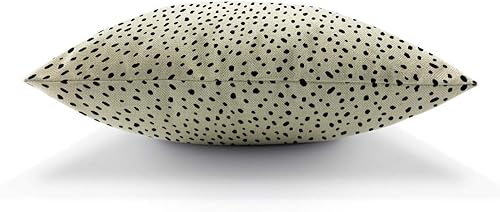 Miniatura 5 de AOYEGO Funda de almohada de lunares con puntos irregulares, dispersión aleatoria, estructura simple, garabatos, arte caótico, funda de almohada