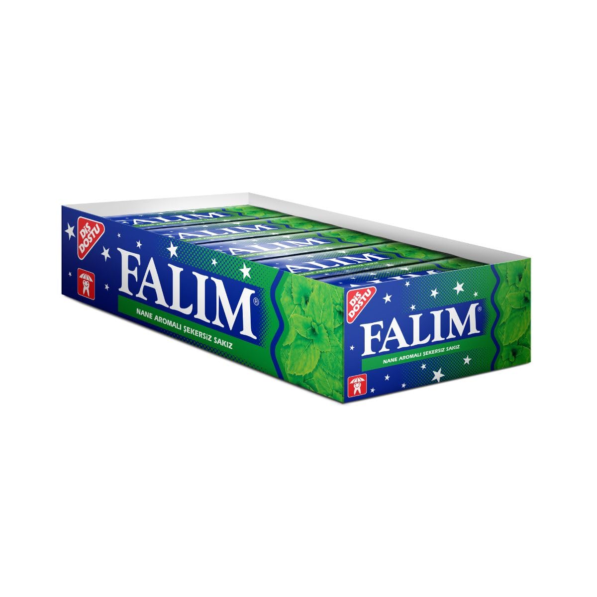 Falım Nane Aromalı Şekersiz Sakız Stick 7G - 20 Adet