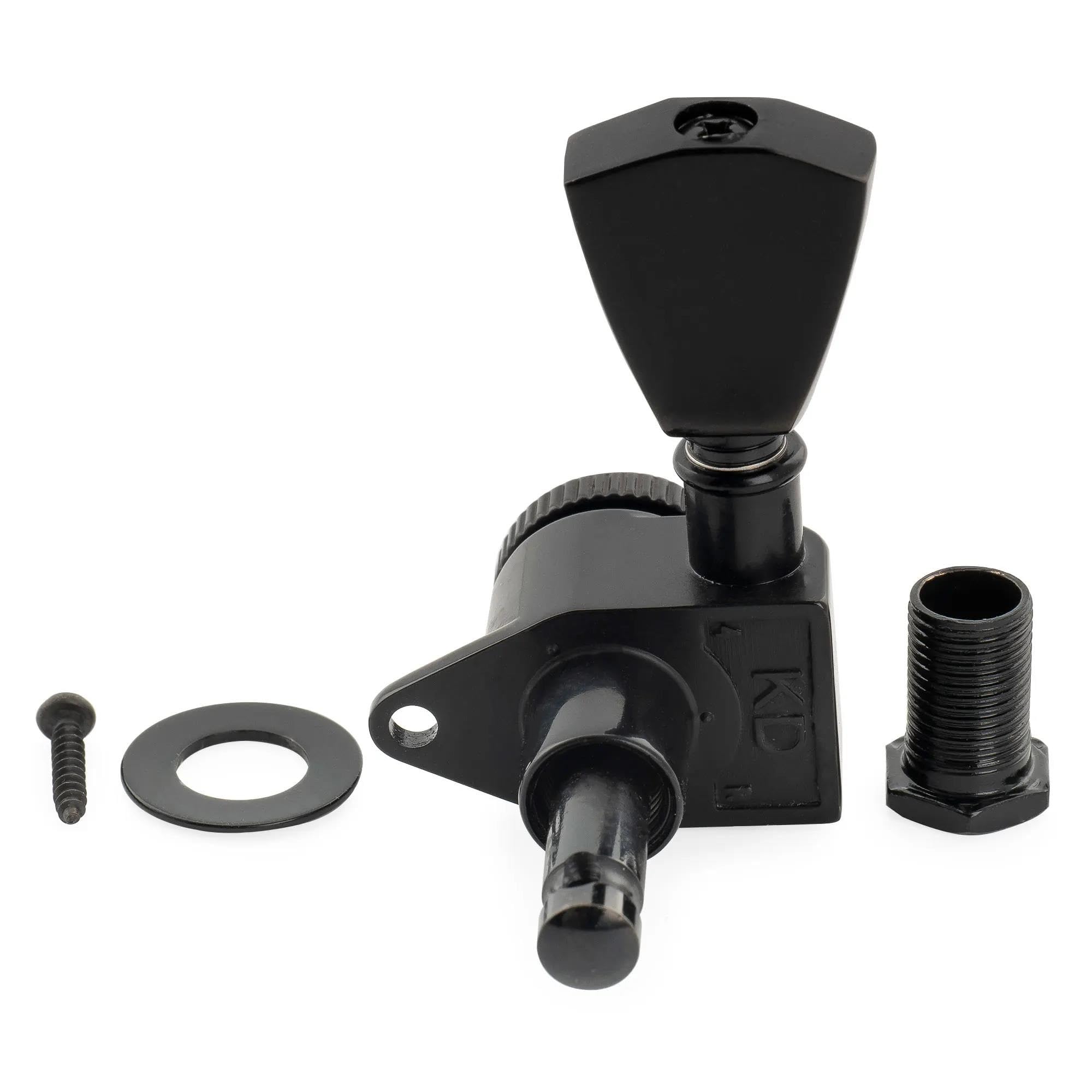 Kołki Do Strojenia Gitary Klucz Do Kluczy Gitary Elektrycznej R18K O Współczynniku 18:1 W Pełni Uszczelniony Blokowany Z Kluczem Maszynowym(1 Pc R Black)