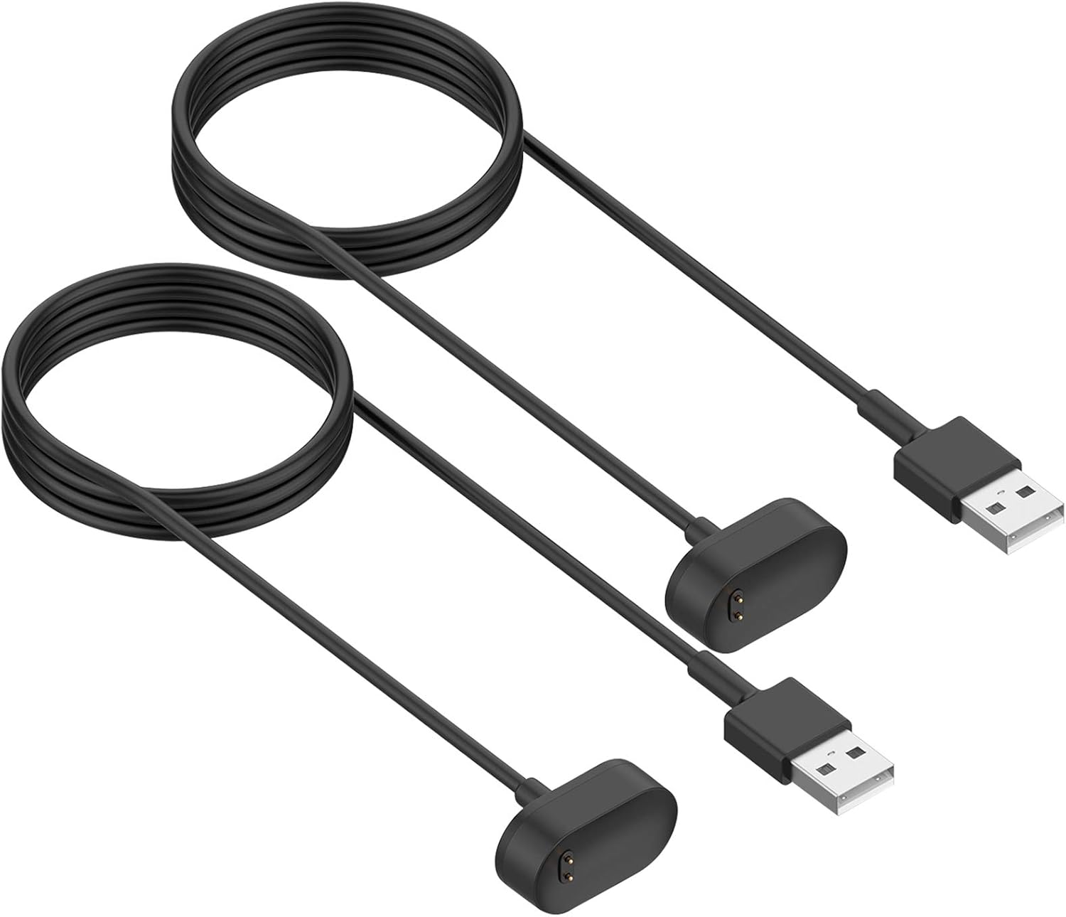 2-Pack Compatible with Fitbit Inspire HR/Inspire Charger Cable, KingAcc 3.3 Ft Replacement USB Charging Cord Cradle Dock Adapter Charger Cable for Fitbit Inspire Fitbit Inspire HR Smart Watch