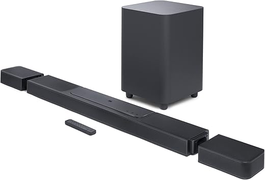 JBL Bar 1300, 11.1.4 Channel Truly Wireless Soundbar with True Dolby Atmos®, DTS:X, and MultiBeam™ Surround Sound, 10" Down-Firing Wireless...