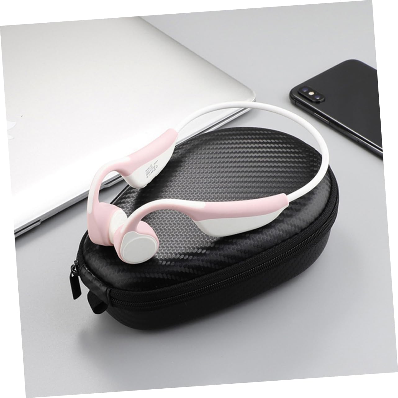 BESTonZON 3pezzi Custodia Per Auricolari Conduzione Ossea e Compatibile Protegge Cuffie e Accessori Colore