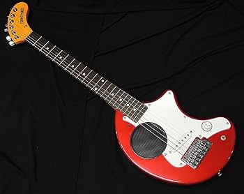 美品】ZO-3 レッド アンプ内蔵ミニギター ソフトケース付 ぞーさん 美
