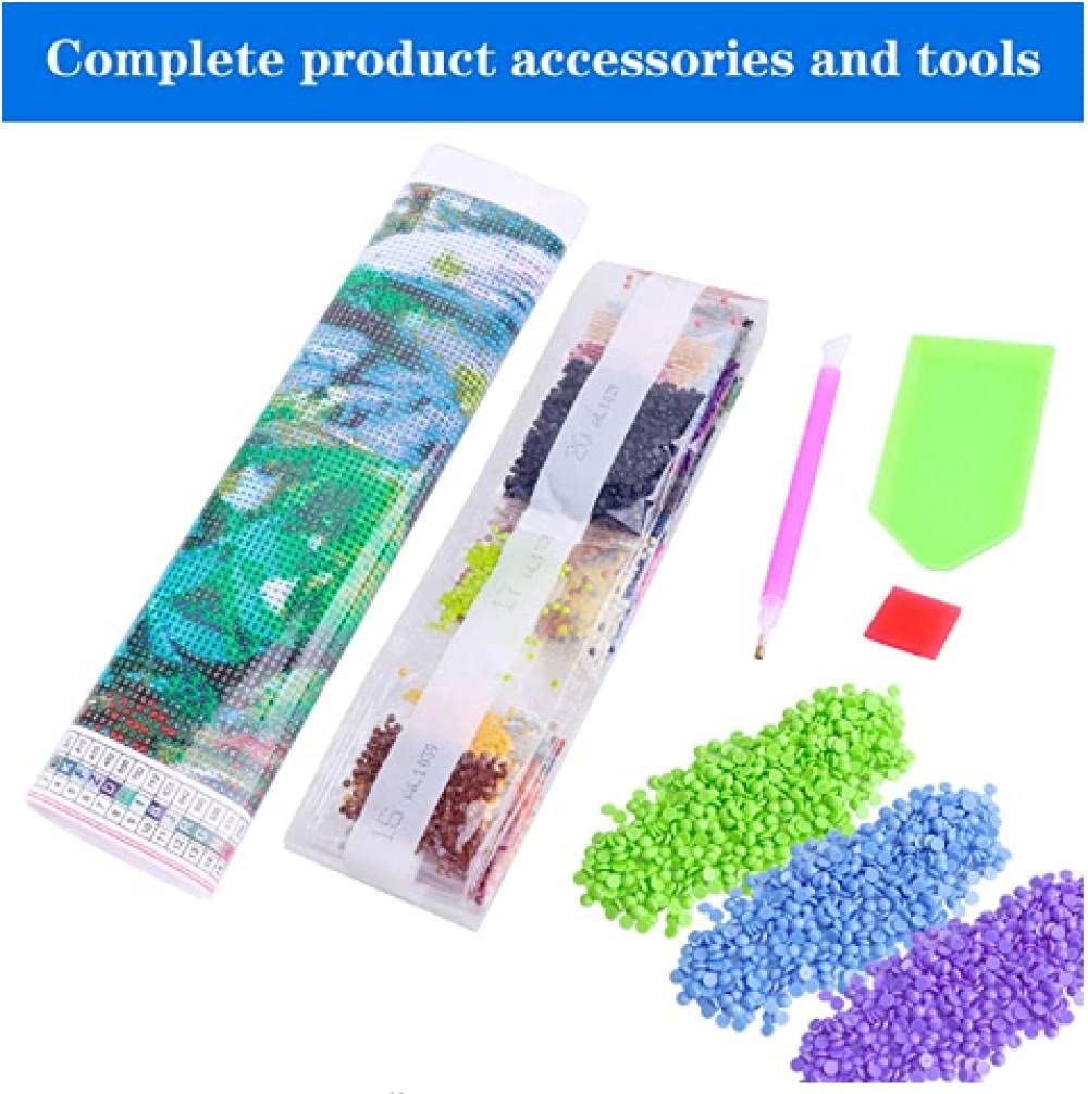 5D DIY Diamant Malerei Set – Drei Delfine Motiv, 60x180 Cm, Komplett Mit Rundbohrer | Vollbohrer Wandbild Zum Basteln
